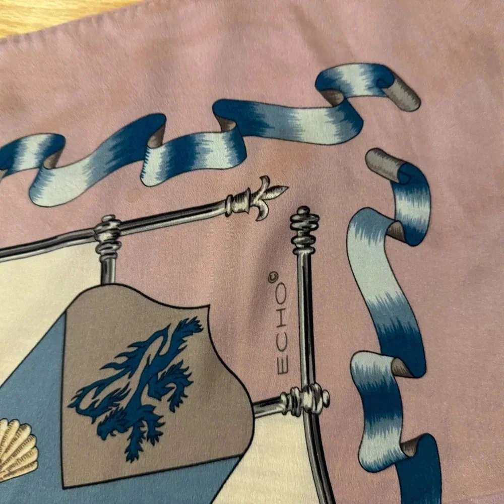 Echo scarf .Perfect colors chic and elegant . In great condition silk scarf